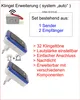 Klingel Erweiterung mit 2 Empfängern für die Steckdose Produktbild-Vorschau 3
