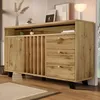 Sideboard Kommode mit 3 Schubladen und 2 Türen Produktbild-Vorschau 7