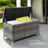 An outdoor storage box with cushions on a deck. Náhled obrázku produktu
