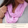 styleBREAKER Damen Jersey Loop Schlauchschal in Crash-Optik Produktbild-Vorschau 5