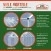 GARDEBRUK® Aluminium Gewächshaus 250x190cm Produktbild-Vorschau 5