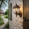 Antike Wandleuchte Gold IP44 mit Bewegungsmelder Capital Produktbild-Vorschau 9