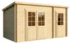 Alpholz Gartenhaus Maria aus Holz in Naturbelassen, 28 mm Produktbild-Vorschau 8