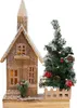 ECD Germany Dekorative Holz-Weihnachtshaus mit Produktbild-Vorschau 2