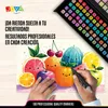 Sada kreatívnych fixiek Joya Twinmarkers – 100 kusov – Náhľad obrázku produktu 9