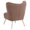 Sessel Kathy Bezug Veloursstoff Buche natur / sahara 22647 Produktbild-Vorschau 5