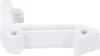 A white plastic washing machine part is shown against a white background. Produktbild-Vorschau