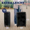 MuchoWow® Koffer Handgepäck Trolley Rollkoffer Kleine Produktbild-Vorschau 5