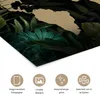 MuchoWow® Poster Weltkarte - Schwarz - Pflanzen 120x80 cm - Produktbild-Vorschau 2