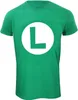 Nintendo Super Mario T-Shirt L Grün  Uni Luigi Badge Produktbild-Vorschau 2
