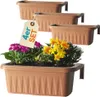 4er Set Blumenkasten Balkongeländer Balkon Blumenkasten Produktbild-Vorschau 1