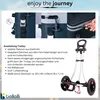 A collage of product images and descriptive text, with a trolley shown separately. Produktbild-Vorschau