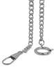 Taschenuhrkette | Panzerkette Edelstahl silberfarben 41548 Produktbild-Vorschau 2