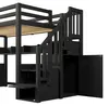 Hoogslaper 90x200 cm met opbergruimte in de trap, 4 Productafbeelding-voorbeeld 15