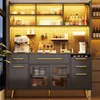 Flieks Credenza moderna con illuminazione a LED, mobile Anteprima dell’immagine prodotto 3