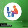 Huuraa Aufkleber Gaming bunte Silhouette 10cm rund Sticker Produktbild-Vorschau 3