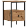 vidaXL Comodino rovere artigianale 34x36x50 cm Materiale a Anteprima dell’immagine prodotto 2