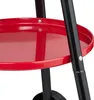 Relaxdays Holzkohlegrill mit Rollen, Ø 42 cm, Picknickgrill Produktbild-Vorschau 8