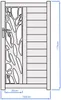 Gartentor Flügeltor - 105 x 187 cm - Aluminium - halb Produktbild-Vorschau 4