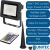 LED Außenleuchte farbig Gartenlampe Strahler Erdspieß Produktbild-Vorschau 4