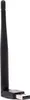A black USB Wi-Fi adapter with an antenna. Produktbild-Vorschau
