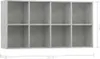 vidaXL Libreria/credenza Grigio cemento 66×30×130 cm Anteprima dell’immagine prodotto 23