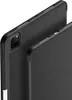 A close-up, angled view of two black tablet cases, one slightly behind the other, against a white background. Produktbild-Vorschau