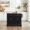 Kücheninsel SoBuy FKW71-II-SCH in klassischem Schwarz im modernen Küchenambiente Produktbild-Vorschau