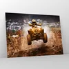 Bilder auf glas - Schlamm Schmutz Dakar Aktion - 100x70cm - Produktbild-Vorschau 4