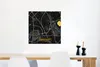 MuchoWow® Poster Schwarz und Gold - Stadtplan - Erfstadt - Produktbild-Vorschau 5