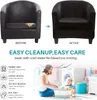 Topchances 2 kusy kryt židle Club Chair Slipcover, Velvet Náhled obrázku produktu 7