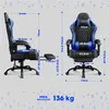 Yaheetech Gaming Stuhl mit Massagefunktion, ergonomischer Produktbild-Vorschau 6