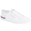 Tommy Hilfiger Corporate Vulc Leder Herren Sportschuhe weiß Produktbild-Vorschau 13