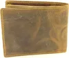 A brown leather wallet is shown against a white background. Produktbild-Vorschau