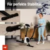 Hop-Sport Heimtrainer Fahrrad HS-010H Rio weiß - Ergometer Produktbild-Vorschau 4