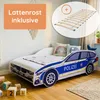 Autobett Kinderbett Jugendbett Polizei Car Polizeiauto Produktbild-Vorschau 2