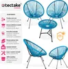TecTake 404414, Modrá, 2 sedadlo/sedadel, Dospělí a děti, Náhled obrázku produktu 3