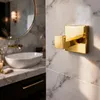 Handtuchhaken DELVANT SQUARE Gold Hochglanz Edelstahl Produktbild-Vorschau 2
