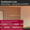 Paulmann LED Pendelleuchte Lesko mit RGBW und Tunable White Produktbild-Vorschau 3