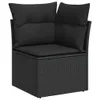 Eleganten-Stil 9-tlg. Garten-Lounge-Set mit Kissen Produktbild-Vorschau 5
