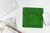 MuchoWow® Mauspad Mousepad Leopard - Grün - Muster 20x20 cm Produktbild-Vorschau 5