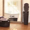 A bathroom scene with laundry baskets and towels. Produktbild-Vorschau