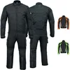 Herren Motorradkombi Textilien Schwarz Grün Orange inkl. Produktbild-Vorschau 1