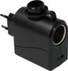 vhbw 12 V KfZ-Anschluss Adapter auf 220 V, Spannungswandler Produktbild-Vorschau 1