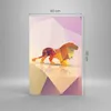 Bilder auf glas - Einteilig - Löwe Illustration modern - Produktbild-Vorschau 3