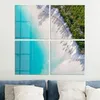 DEQORI Glasbild Echtglas 4x50x50 cm 'Paradies von oben' Produktbild-Vorschau 4