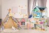 XXL domeček pro panenky Maya Residence 28 kusů ECOTOYS Náhled obrázku produktu 2