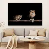 OneMillionCanvasses® - Leinwandbilder - 140x90 cm, Löwen - Produktbild-Vorschau 6