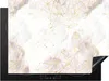 KitchenYeah© Herdabdeckplatte Marmor - Geometrie - Gold , Produktbild-Vorschau 1
