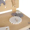 Kruzzel 24820 Kinder-Holzwerkstatt mit Werkzeug Produktbild-Vorschau 3